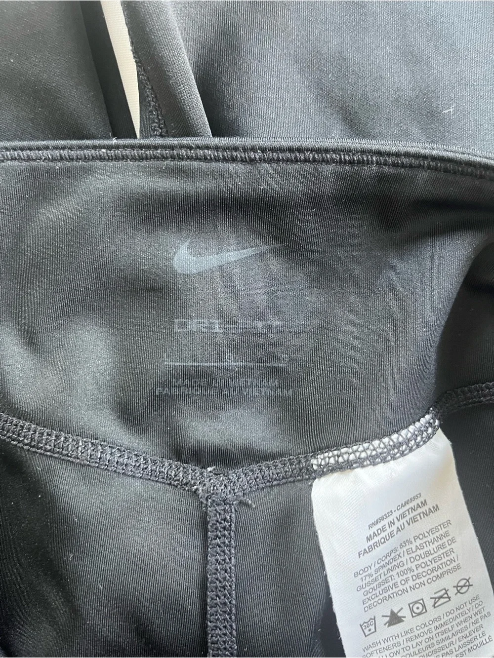 Nike Black Dri-FIT Performance Leggings